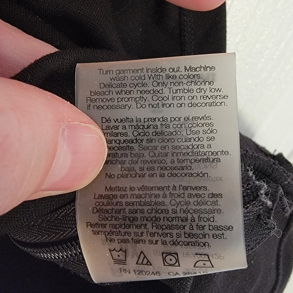 Torrid Rebel, peplum top, 0X, black - Picture 4 of 5